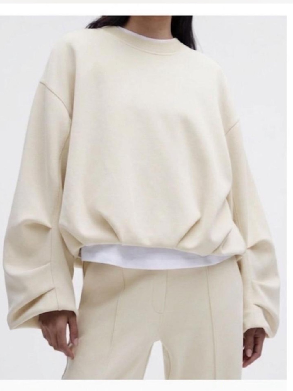 NWT Lululemon Softstreme Voluminous-Sleeve Pullover sz large